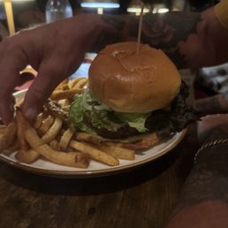 A Fat Duck burger . It was good