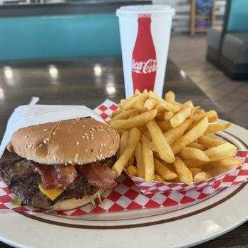 Louis Burgers - Double Bacon Cheeseburger - Burgers Near Me - Lancaster, California Louis Burgers - Double Bacon Cheeseburger - Burgers Near Me - Lancaster, California