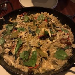 Rice with summer vegetables and blue crab Rice with summer vegetables and blue crab