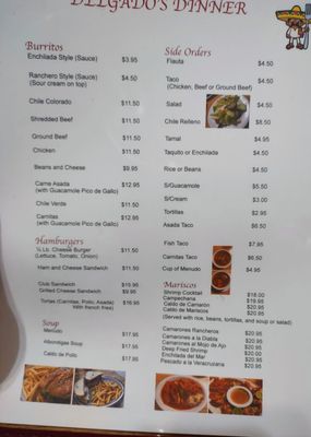 Menu photo 2 Delgados Restaurant San Jacinto, CA Menu photo 2 Delgados Restaurant San Jacinto, CA