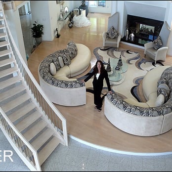 The Contemporary Couch By Pia - Client home #3 Cedar Grove, NJ Spectacular curved sectionals surround a custom area rug. Coordinated fabric and leather combinations. - Interior Design Near Me The Contemporary Couch By Pia - Client home #3 Cedar Grove, NJ Spectacular curved sectionals surround a custom area rug. Coordinated fabric and leather combinations. - Interior Design Near Me