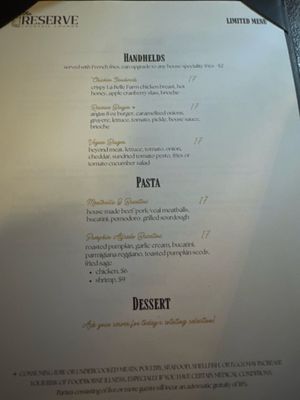 Menu photo 5 The Reserve Port Jervis, NY Menu photo 5 The Reserve Port Jervis, NY