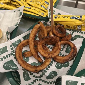 Lovely's Old Fashioned - Onion rings - Burgers Near Me - New York, New York