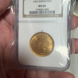 $10 Indian 1907