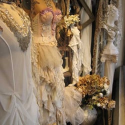 Tattered Rose - Beautiful window display of our tattered couture