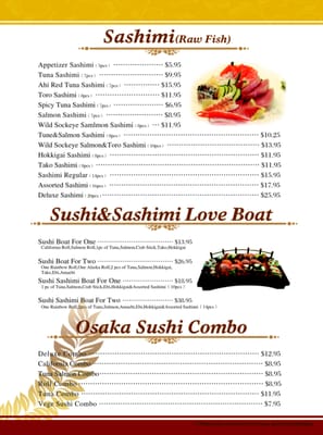 Menu photo 6 Osaka Sushi Vancouver, BC Menu photo 6 Osaka Sushi Vancouver, BC