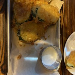 Haymaker Peoria - Huge, delicious Fried Zucchini and ranch.  Exceptional!