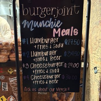Burger Joint - Menu - American Near Me - New York, New York