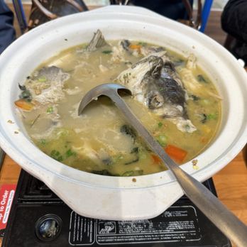 Easterly Berkeley - Fish soup with Zi Su leaves , tasty broth. - Chinese Near Me - Berkeley, California
