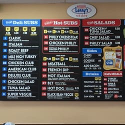 Lennys Grill & Subs - Menu
