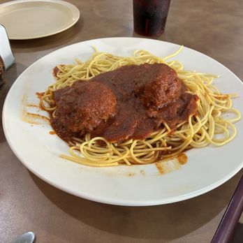 Sergio's Bakery and Cafe - Spaghetti with meatballs - Bakeries Near Me - Albuquerque, New Mexico