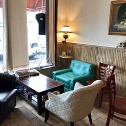 The Box Coffee Bar - Comfy seating.