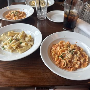 Cafe Verona - Rigatoni Carbonara (left), Chicken Orecchiette (right) - Italian Near Me - Independence, Missouri