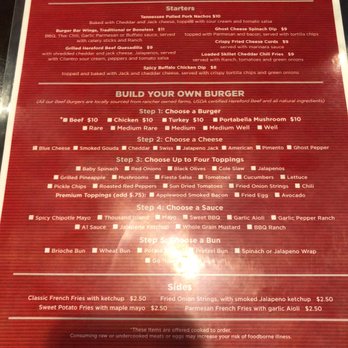Burger Bar - Burgers Near Me - Johnson City, Tennessee