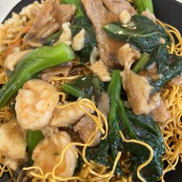 Pan Fried Rice Rolls / 混醬煎腸粉