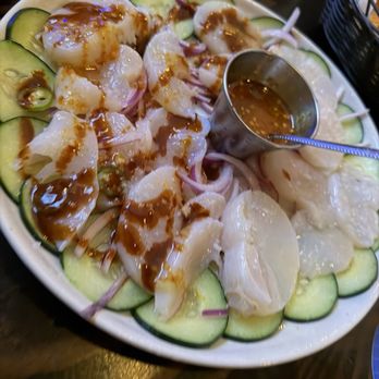 Lion Fish - Scallops, half spicy, half not. Delicious - Bars Near Me - Tijuana, BCN