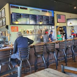 Bridge Street Tap Room - Checking the tap list on the last day of our Petoskey/Charlevoix weekend.