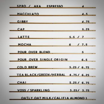 SPRO Coffee Lab - Traditional coffee and tea menu - Coffee & Tea Near Me - San Francisco, California SPRO Coffee Lab - Traditional coffee and tea menu - Coffee & Tea Near Me - San Francisco, California