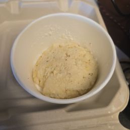 Grits to go. Grits to go.