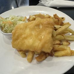 Halibut House Fish & Chips - Lunch Size Halibut.