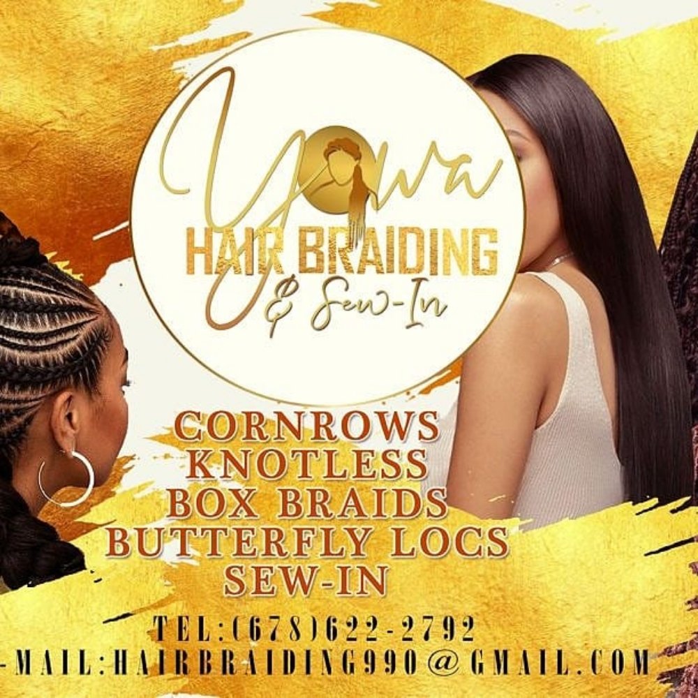 Yowa Hair Braiding Logo