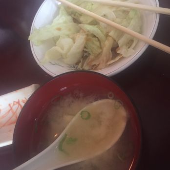 Umi Sushi - Soup and salad came with the meal. - Japanese Near Me - Fresh Meadows, New York Umi Sushi - Soup and salad came with the meal. - Japanese Near Me - Fresh Meadows, New York