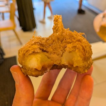Papa d’Amour - @endoedibles on Instagram 09/05/26 TARO & MOCHI LACE BATTER DONUT - taro, guava strawberry jam, mochi - Bakeries Near Me - New York, New York