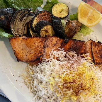 Silver Skewers - Salmon Kabob - Persian/Iranian Near Me - Waldorf, Maryland