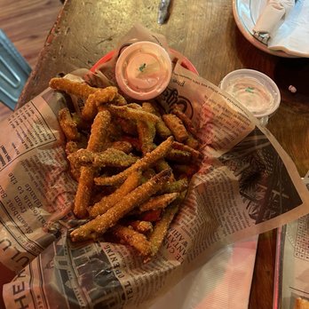 Stockade Grub & Whiskey - Pickled fries ‍ - Barbeque Near Me - Crestline, California