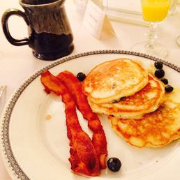 Heavenly sent blueberries pancakes