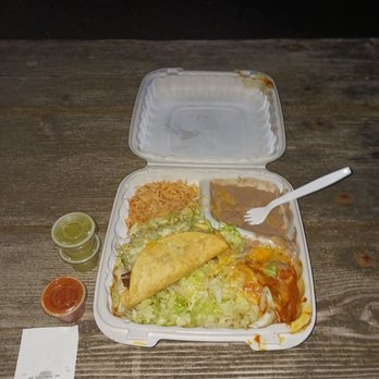 Super Oscar's - a meal in a styrofoam container - Mexican Near Me - Newport, Oregon
