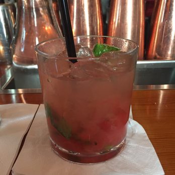 Bar Virgile - Tai Phoon. Watermelon, Vodka, Basil, delicious!! - Bars Near Me - Durham, North Carolina