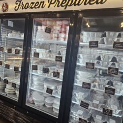 Prepared entore meals, sides, salads, homemade bone broths galore