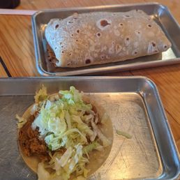 Lunch Special- Chix Burrito w LG Fountain $10.50 no substitution 1 tortilla Chix Mole Taco Full of meat but lacked flavor 1-11-24 Lunch Special- Chix Burrito w LG Fountain $10.50 no substitution 1 tortilla Chix Mole Taco Full of meat but lacked flavor 1-11-24