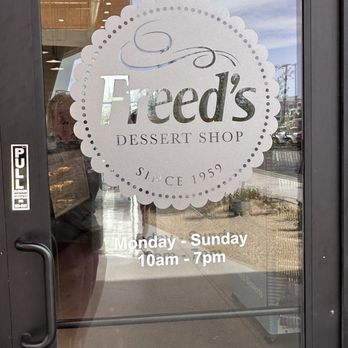Freed's Dessert Shop - Come on in. - Bakeries Near Me - Las Vegas, Nevada Freed's Dessert Shop - Come on in. - Bakeries Near Me - Las Vegas, Nevada
