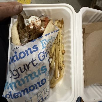 Nick The Greek - Gyro and side of fries - Greek Near Me - San Diego, California