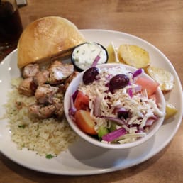 Chicken Souvlaki Dinner Chicken Souvlaki Dinner