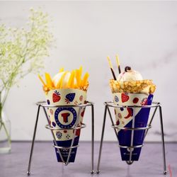 T-Swirl Crepe - Mango deluxe and Blueberry NY cheesecake