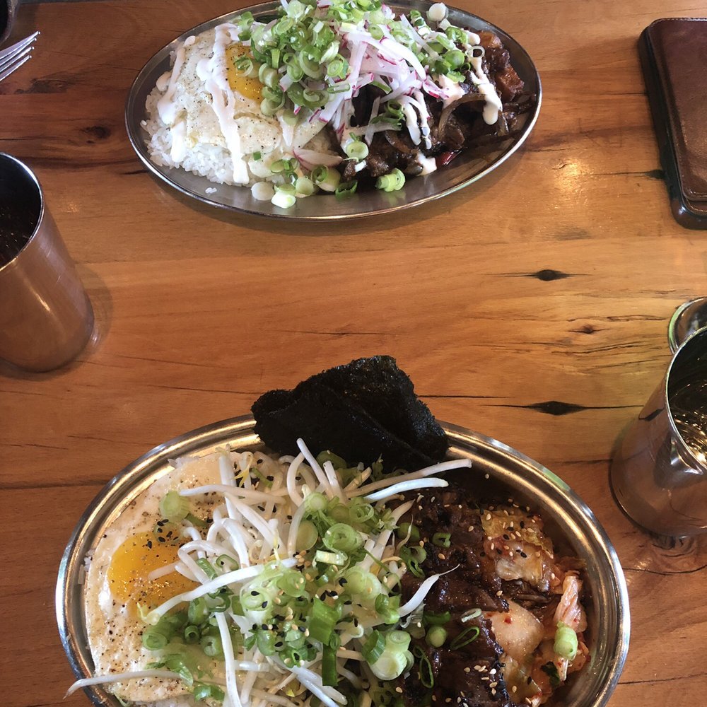 Spork - I had the Korean Short Ribs and my boyfriend had the Peruvian steak (We forgot the name of the dish). - Mexican Near Me - Bend, Oregon Spork - I had the Korean Short Ribs and my boyfriend had the Peruvian steak (We forgot the name of the dish). - Mexican Near Me - Bend, Oregon