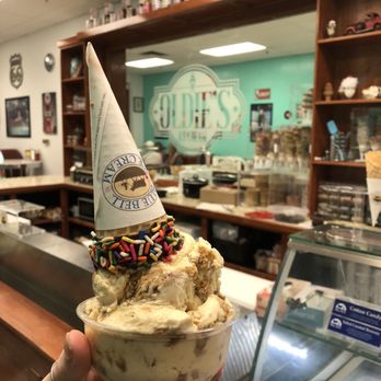 Oldie’s Ice Cream - 1 Scoop Ice Cream with sprinkle cone! - Gelato Near Me - Gold Canyon, Arizona Oldie’s Ice Cream - 1 Scoop Ice Cream with sprinkle cone! - Gelato Near Me - Gold Canyon, Arizona