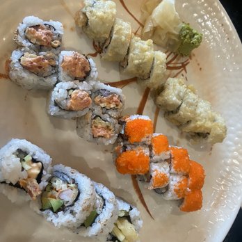 Sachiko Sushi - Alaskan Roll Raw Shrimp Tempura vegas roll , - Japanese Near Me - Tuscon, Arizona Sachiko Sushi - Alaskan Roll Raw Shrimp Tempura vegas roll , - Japanese Near Me - Tuscon, Arizona