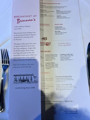 Menu photo 3 Brennan's New Orleans, LA Menu photo 3 Brennan's New Orleans, LA