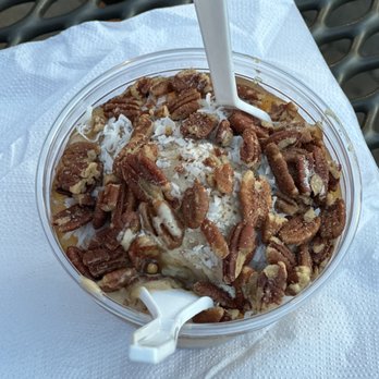 Greg's Frozen Custard - German Chocolate Sundae - Ice Cream & Frozen Yogurt Near Me - Mundelein, Illinois Greg's Frozen Custard - German Chocolate Sundae - Ice Cream & Frozen Yogurt Near Me - Mundelein, Illinois