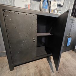 Industrial style cabinet