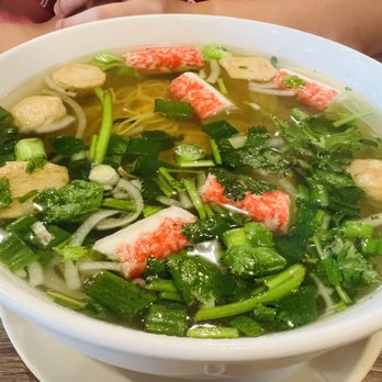 Bone & Broth - Seafood Egg Noodle Soup - Vietnamese Near Me - Ontario, California