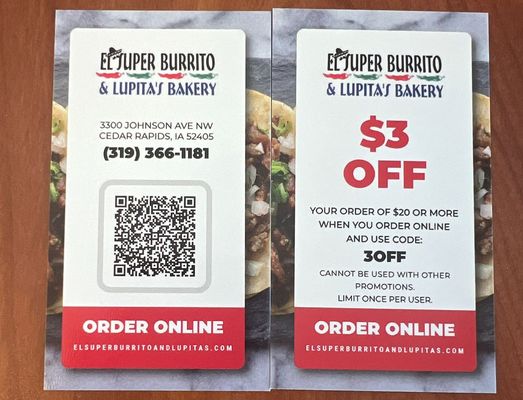 Menu photo 1 El Super Burrito & Lupita's Cedar Rapids, IA Menu photo 1 El Super Burrito & Lupita's Cedar Rapids, IA