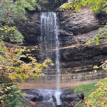 Munising Falls - Munising Falls from viewpoint #1 - Parks Near Me - Munising, Michigan