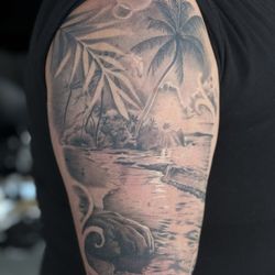 One Love Tattoos - Beach oasis