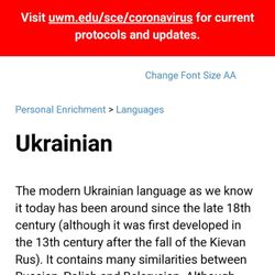 UWM should connect with European Gifts & Food owner for a Eukrainian perspective on the current crisis!