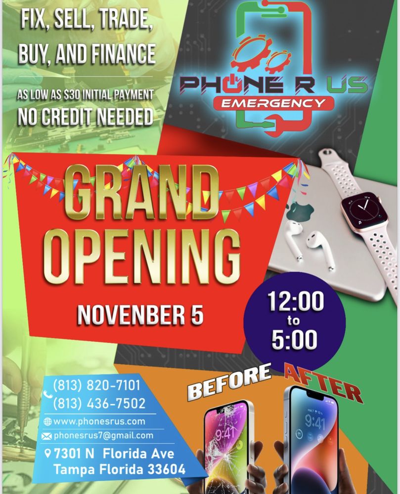 PHONES R US Updated July 2025 7301 N Florida Ave, Tampa, Florida